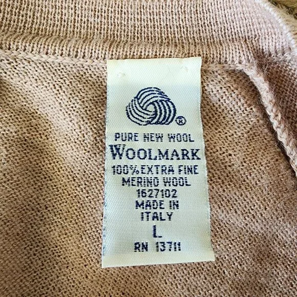 Lord & Taylor Italian Merino Wool Cardigan Size: Large - Picture 11 of 14